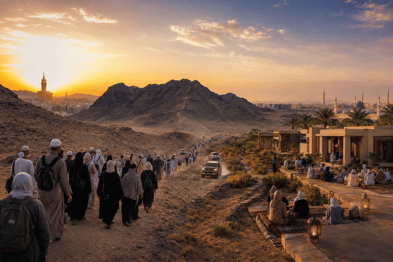 Four Defining Stages of the Hijrah Walk Route
